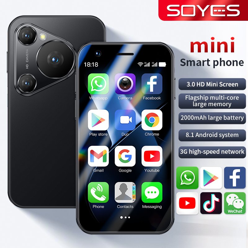 P70 Pro Max 3inch 1GB Ram 16GB ROM 3G Network pocket size small smartphone android 8.1